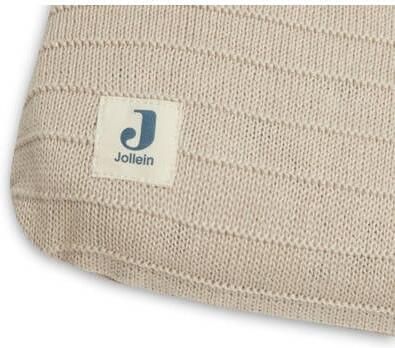 Jollein aankleedkussenhoes 75x85cm Pure Knit Nougat Beige Effen - Foto 2