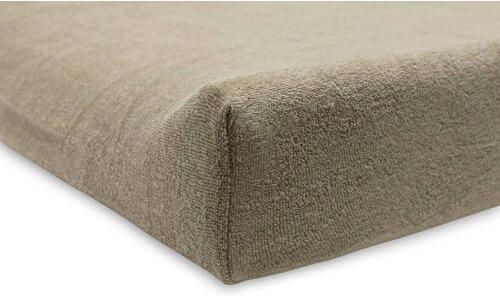Jollein aankleedkussenhoes Badstof 50x70cm Olive Green Groen Effen - Foto 4