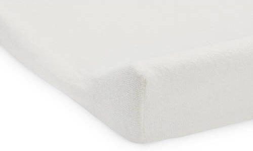 Jollein aankleedkussenhoes badstof 50x70cm set van 2 ivory Wit Effen
