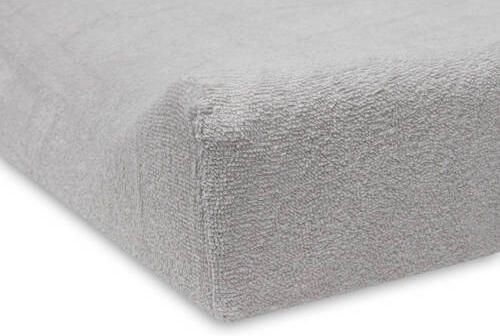 Jollein aankleedkussenhoes Badstof 50x70cm set van 2 Soft Grey Storm Grey Grijs - Foto 2
