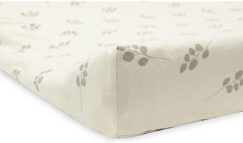 Jollein aankleedkussenhoes Jersey 50x70cm Twig Olive Green Groen Bloe