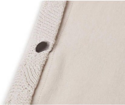 Jollein aankleedkussenhoes Shell Knit Ecru Effen | Aankleedkussenhoes van - Foto 4