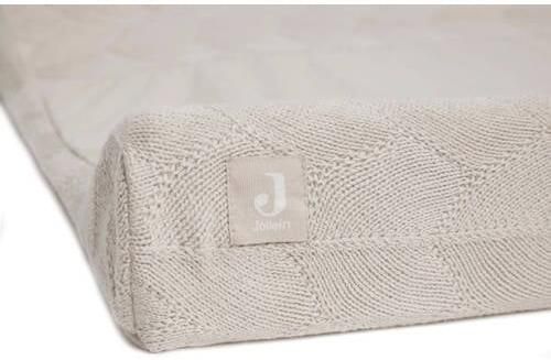 Jollein aankleedkussenhoes Shell Knit Ecru Effen | Aankleedkussenhoes van - Foto 5