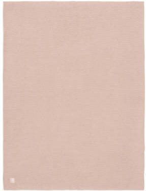 Jollein baby ledikantdeken 100x150cm Basic Knit Wild Rose Babydeken Roze