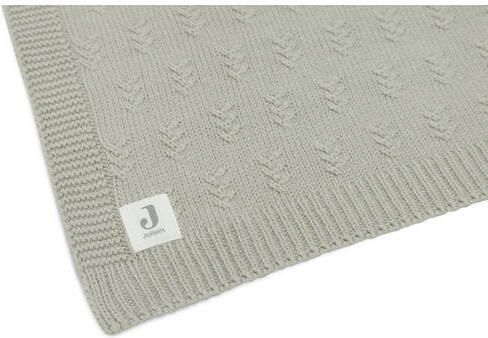 Jollein baby wiegdeken 75x100cm Grain Knit Olive Green Babydeken Groen - Foto 3