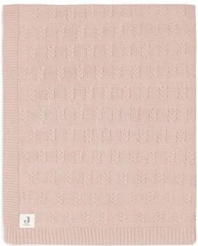 Jollein baby ledikantdeken 100x150cm Grain Knit Wild Rose Babydeken Roze - Foto 2