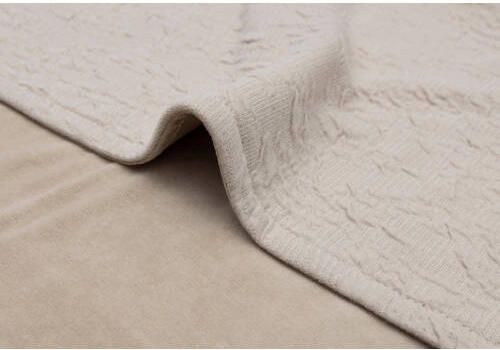 Jollein baby ledikatndeken 100x150cm Soft Waves Nougat Velvet Babydeken Beige - Foto 3