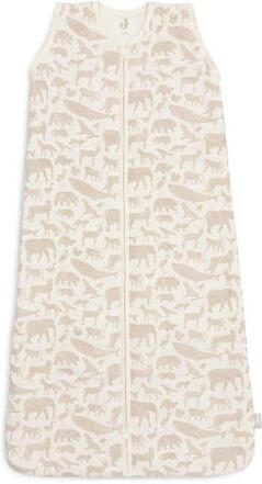 Jollein baby slaapzak met afritsbare mouw Animals Nougat Babyslaapzak Beige 110 - Foto 4