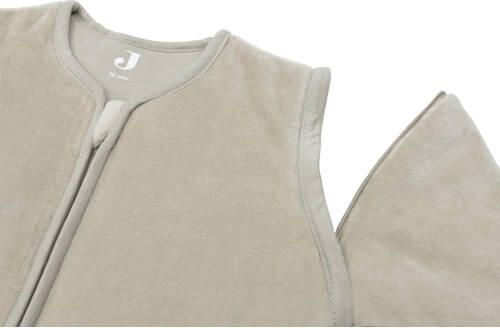 Jollein baby slaapzak met afritsbare mouw Velvet Olive Green Babyslaapzak Groen 110 - Foto 3