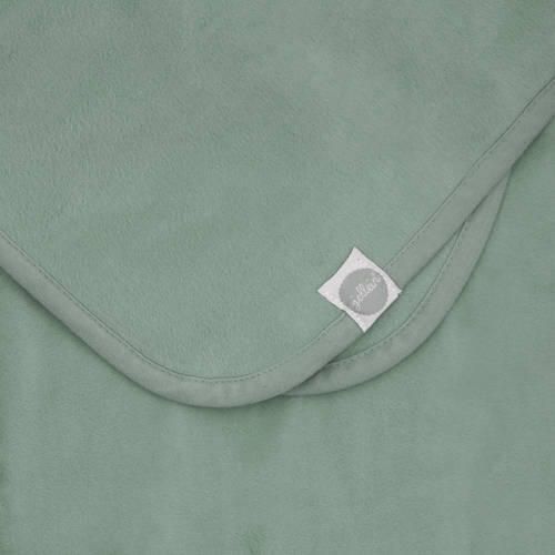 Jollein baby wieg deken 75x100cm green Babydeken Groen Effen - Foto 2