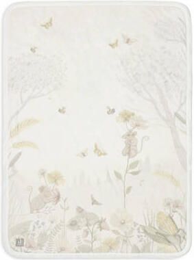 Jollein baby wiegdeken 75x100cm Dreamy Mouse Velvet Fleece Babydeken Ecru - Foto 3