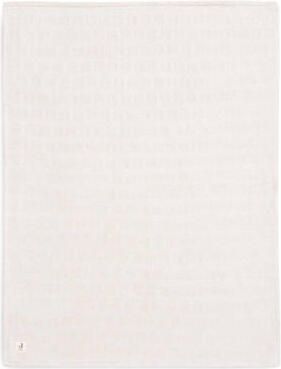 Jollein baby wiegdeken 75x100cm Grain Knit Oatmeal Velour Babydeken Beige - Foto 2