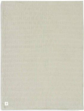 Jollein baby wiegdeken 75x100cm Grain Knit Olive Green Velour Babydeken Groen - Foto 4