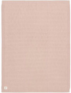 Jollein baby ledikantdeken 100x150cm Grain Knit Wild Rose Babydeken Roze - Foto 3