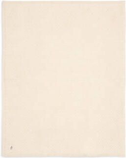 Jollein baby wiegdeken 75x100cm Weave Knit Merino wool Oatmeal Babydeken Beige