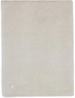 Jollein baby wiegdeken Basic Knit 75x100cm Nougat Fleece Babydeken Beige - Foto 3