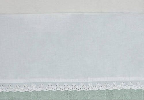 Jollein baby ledikantlaken 120x150 cm Lace Ivory Babylaken Wit Effen - Foto 3