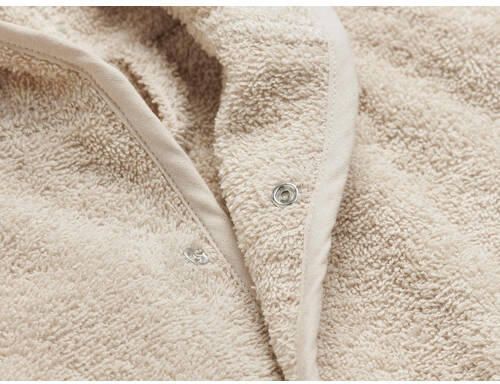 Jollein badjas 1-2 jaar nougat Beige Katoen Capuchon Effen - Foto 2
