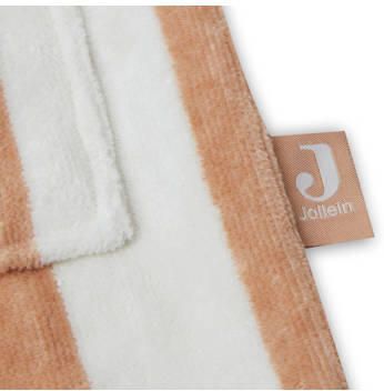 Jollein badjas 3-4 year Stripe Terry Biscuit Beige Badstof Capuchon - Foto 4