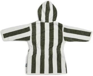 Jollein badstof badjas 3-4 jaar Stripe Terry Leaf Green GOTS Groen Streep - Foto 4