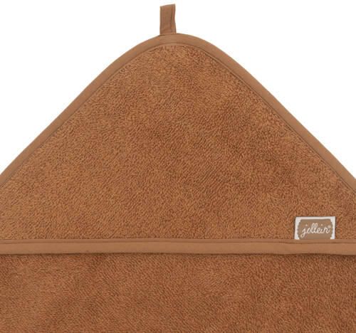 Jollein badstoffen badcape 75x75cm bruin Handdoek badcape Personage - Foto 2