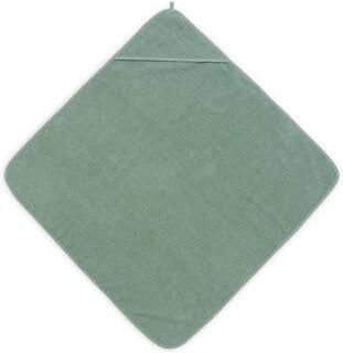 Jollein badstoffen badcape 75x75cm grijsgroen Handdoek badcape Personage - Foto 4