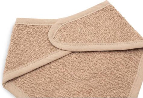 Jollein bandana slab set van 2 Biscuit Bruin Effen - Foto 2