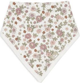 Jollein bandana slab set van 2 Retro Flowers Roze Bloe