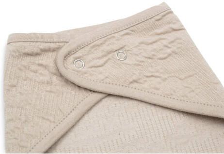 Jollein bandana slab Soft Waves set van 2 Nougat Beige Effen - Foto 2