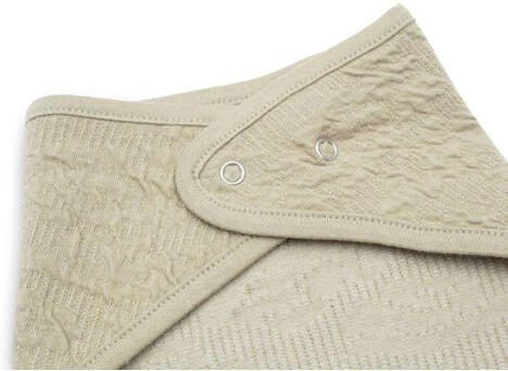 Jollein bandana slab Soft Waves set van 2 Olive Green Groen Effen - Foto 2