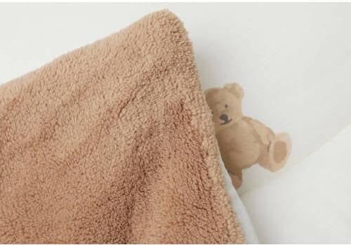 Jollein boxkleed 75x95 cm Teddy Bear Ecru | Boxkleed van - Foto 2