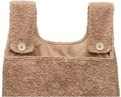 Jollein boxopbergzak Boucle Biscuit Boxzak Bruin | Boxzak van