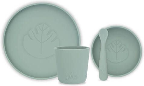 Jollein dinerset siliconen Ash green Serviesset Groen Effen - Foto 2