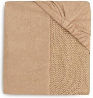 Jollein gebreide aankleedkussenhoes 50x70 Basic Knit Biscuit Bruin Effen - Foto 2