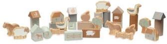 Jollein Houten blokken set 18x12 cm Farm Multi | Blokken van - Foto 4