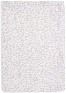 Jollein hydrofiel baby washandje Dotted & Rabbit Nougat GOTS set van 2 zand Hydrofiele washandjes Beige - Foto 3