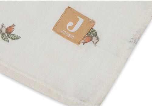 Jollein hydrofiele doek Large 115x115 cm set van 2 Rosehip Hydrofiele luiers Ecru - Foto 3