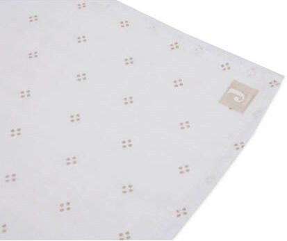 Jollein hydrofiele doek Large 115x115cm Pointelle Biscuit Hydrofiele luiers Wit - Foto 2