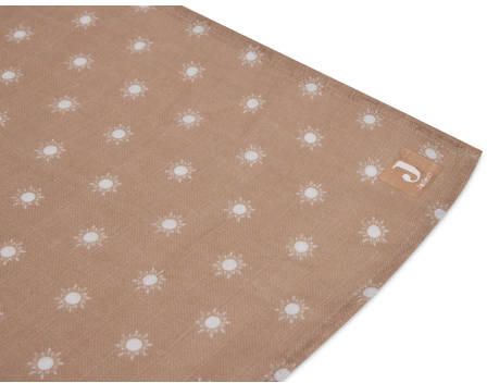 Jollein hydrofiele Doek Large 115x115cm Sun Biscuit Hydrofiele luiers Bruin - Foto 2