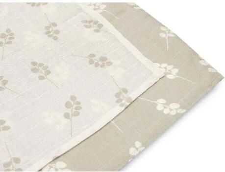 Jollein hydrofiele doek large 115x115cm Twig set van 2 Olive Green Hydrofiele luiers Groen - Foto 3