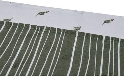 Jollein hydrofiele doek Small 70x70cm Stripe&Olive LeafGreen set van 2 Hydrofiele luiers Groen - Foto 3