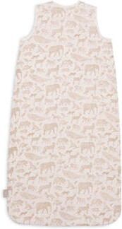 Jollein hydrofiele slaapzak Animals Nougat Babyslaapzak Beige Dierenprint 110 cm - Foto 2