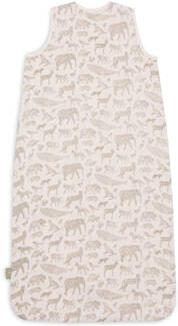 Jollein hydrofiele slaapzak Animals Olive Green Babyslaapzak Groen Dierenprint 110 cm - Foto 2
