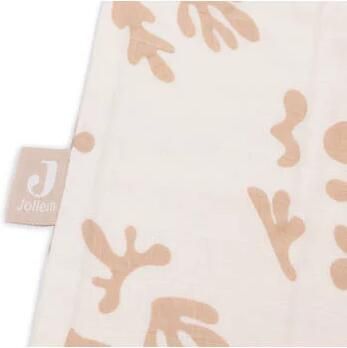 Jollein hydrofiele slaapzak Funky Biscuit Babyslaapzak Beige All over print 110 cm