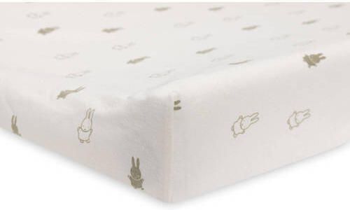 Jollein jersey aankleedkussenhoes 50x70 cm Happy Miffy Olive Green Ecru - Foto 2