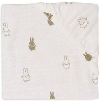 Jollein jersey aankleedkussenhoes 50x70 cm Happy Miffy Olive Green Ecru - Foto 3