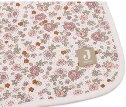 Jollein jerseywiegdeken Retro Flowers Babydeken Multi Bloe