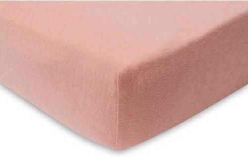 Jollein katoenen jersey ledikant hoeslaken 60x120 cm Pale Pink Rosewood set van 2 Roze - Foto 2