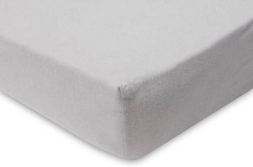 Jollein katoenen jersey ledikant hoeslaken 60x120 cm Soft Grey Storm Grey set van 2 Grijs - Foto 2