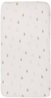 Jollein katoenen jersey ledikant hoeslaken 60x120cm Happy Miffy Nougat Beige - Foto 1